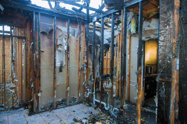 Professional Fire Damage Repair technician working in Fulton, TX